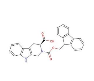 (S)-2-Fmoc-1,2,3,4-tetrahydronorharmane-3-carboxylic acid (CAS 204322-23-6) - chemical structure image