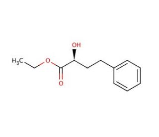 (S)-2-Hydroxy-4-phenylbutyric Acid Ethyl Ester (CAS 125639-64-7) - chemical structure image