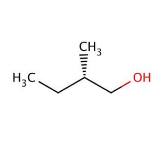 (S)-(−)-2-Methyl-1-butanol (CAS 1565-80-6) - chemical structure image