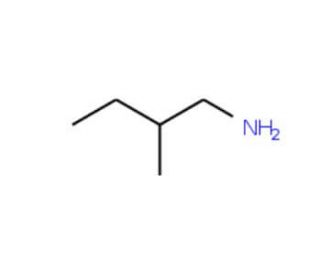 (S)-(&minus;)-2-Methylbutylamine (CAS 34985-37-0) - chemical structure image