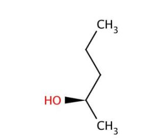 (S)-(&plus;)-2-Pentanol (CAS 26184-62-3) - chemical structure image