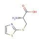 S-(2-Thiazolyl)-L-cysteine 的分子结构, CAS编号: 405150-20-1 S-(2-Thiazolyl)-L-cysteine (CAS 405150-20-1) - chemical structure image
