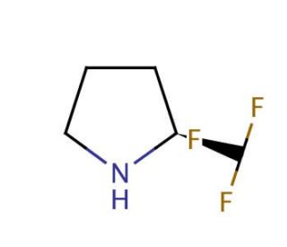 (S)-(&plus;)-2-(Trifluoromethyl)pyrrolidine (CAS 119580-41-5) - chemical structure image