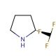 (S)-(+)-2-(Trifluoromethyl)pyrrolidine (CAS 119580-41-5) - chemical structure image