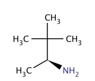 (S)-(&plus;)-3,3-Dimethyl-2-butylamine (CAS 22526-47-2) - chemical structure image