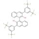 (S)-(−)-3-3′-Bis(3,5-bis(trifluoromethyl)phenyl)-1,1′-bi-2-naphthol (CAS 849939-13-5) - chemical structure image