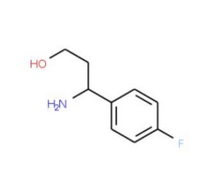 (S)-3-(4-fluorophenyl)-beta-alaninol (CAS 228422-49-9) - chemical structure image