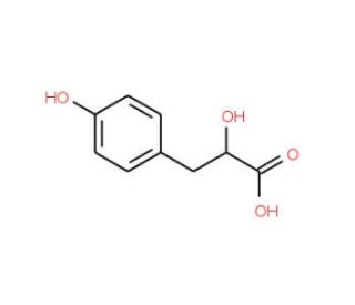 (S)-3-(4-Hydroxyphenyl)-2-hydroxypropionic acid (CAS 23508-35-2) - chemical structure image