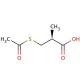(S)-(-)-3-Acetylthio-2-methylpropanoic acid 的分子结构, CAS编号: 76497-39-7 (S)-(−)-3-Acetylthio-2-methylpropanoic acid (CAS 76497-39-7) - chemical structure image
