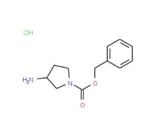 (S)-3-Amino-1-N-Cbz-pyrrolidine hydrochloride (CAS 550378-39-7) - chemical structure image