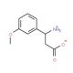 (S)-3-Amino-3-(3-methoxyphenyl)propionic acid (CAS 783300-35-6) - chemical structure image