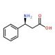 (S)-3-Amino-3-phenylpropionic acid - chemical structure image