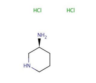 (S)-(&plus;)-3-Aminopiperidine Dihydrochloride (CAS 334618-07-4) - chemical structure image