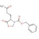 (S)-3-Benzyloxycarbonyl-4-(3-oxobutyl)-5-oxazilidinone (CAS 89662-51-1) - chemical structure image