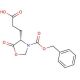 (S)-3-Benzyloxycarbonyl-5-oxo-4-oxazolidinepropanoic Acid (CAS 23632-67-9) - chemical structure image