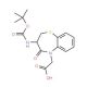 (S)-3-Boc-amino-5-(carbonylmethyl)-2,3-dihydro-1,5-benzothiazepin-4(5H)-one (CAS 250349-13-4) - chemical structure image