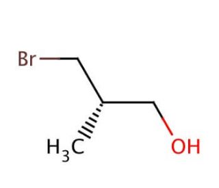 (S)-(&plus;)-3-Bromo-2-methyl-1-propanol (CAS 98244-48-5) - chemical structure image