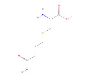 S-(3-Carboxypropyl)-L-cysteine (CAS 30845-11-5) - chemical structure image