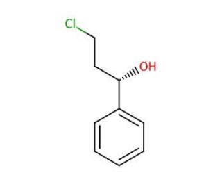 (S)-(&minus;)-3-Chloro-1-phenyl-1-propanol (CAS 100306-34-1) - chemical structure image