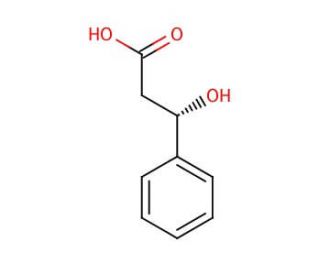 (S)-3-Hydroxy-3-phenylpropionic acid (CAS 36567-72-3) - chemical structure image