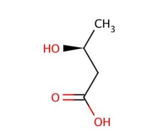 (S)-3-Hydroxybutyric acid (CAS 6168-83-8) - chemical structure image