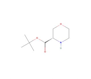 (S)-3-Morpholinecarboxylic Acid 1,1-Dimethylethyl Ester (CAS 1353085-67-2) - chemical structure image