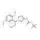(S)-3-N-Boc-Amino-1-[2-amino-1-(2,5-dimethoxy-phenyl)-ethyl]-pyrrolidine - chemical structure image