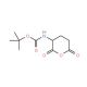 (S)-3-N-Boc-Amino-dihydro-pyran-2,6-dione (CAS 2420-13-5) - chemical structure image