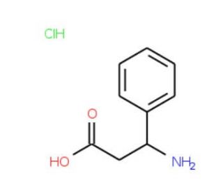 (S)-3-Phenyl-&beta;-alanine Hydrochloride (CAS 83649-47-2) - chemical structure image