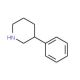 (S)-3-Phenyl piperidine (CAS 59349-71-2) - chemical structure image