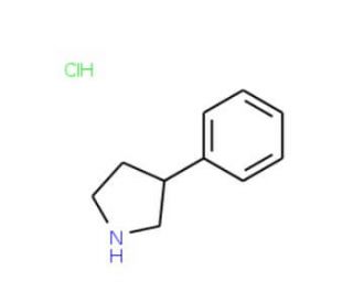 (S)-3-Phenyl-pyrrolidine hydrochloride (CAS 1094670-20-8) - chemical structure image