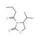(S)-4-(1-Isopropyl)-3-(1-oxobutyl)-2-oxazolidinone (CAS 80697-93-4�) - chemical structure image