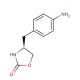 (S)-4-(4-Aminobenzyl)-2-(1H)-oxazolidinone (CAS 152305-23-2) - chemical structure image
