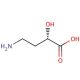 (S)-(−)-4-Amino-2-hydroxybutyric acid (CAS 40371-51-5) - chemical structure image
