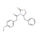 (S)-4-Benzyl-3-[2-(4-methoxyphenyl)acetyl]-2-oxazolidinone (CAS 143589-97-3) - chemical structure image