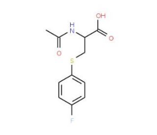 S-(4-Fluorophenyl)mercapturic Acid (CAS 331-93-1) - chemical structure image