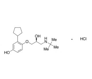 (S)-4-Hydroxy Penbutolol Hydrochloride (CAS 1346617-04-6) - chemical structure image