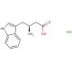 (S)-4-(indol-3-yl)-beta-homoalanine hydrochloride (CAS 192003-01-3) - chemical structure image