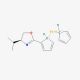 (S)-(4-Isopropyloxazolin-2-yl)ferrocene (CAS 162157-03-1) - chemical structure image