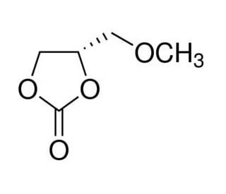 (S)-(&minus;)-4-(Methoxymethyl)-1,3-dioxolan-2-one (CAS 135682-18-7) - chemical structure image