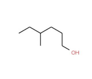 (S)-(&plus;)-4-Methyl-1-hexanol (CAS 1767-46-0) - chemical structure image