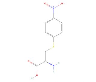 S-(4-Nitrophenyl)-L-cysteine (CAS 55288-30-7) - chemical structure image