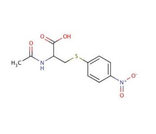 S-(4-Nitrophenyl)mercapturic Acid (CAS 91088-55-0) - chemical structure image