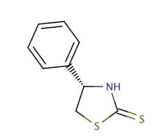 (S)-4-Phenylthiazolidine-2-thione (CAS 185137-29-5) - chemical structure image
