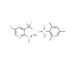 S-[5-Chloro-3-(trifluoromethyl)pyrid-2-yl]-S-methylsulfilimine 2,4,6-trimethylbenzenesulfonate (CAS 175203-07-3) - chemical s