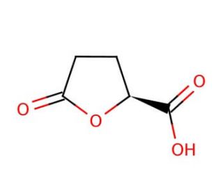 (S)-(&plus;)-5-Oxo-2-tetrahydrofurancarboxylic acid (CAS 21461-84-7) - chemical structure image