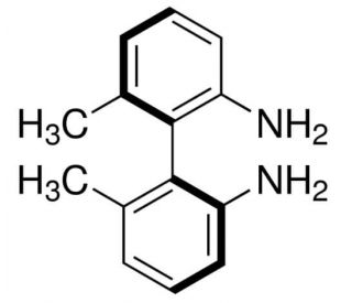 (S)-(&minus;)-6,6&prime;-Dimethyl-2,2&prime;-biphenyldiamine (CAS 3685-05-0) - chemical structure image
