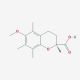 (S)-6-Methoxy-2,5,7,8-tetramethylchromane-2-carboxylic acid 的分子结构, CAS编号: 135806-59-6 (S)-6-Methoxy-2,5,7,8-tetramethylchromane-2-carboxylic acid (CAS 135806-59-6) - chemical structure image
