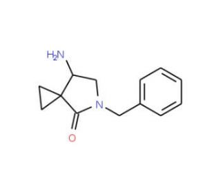 (S)-7-Amino-5-benzyl-4-oxo-5-azaspiro[2.4]heptane (CAS 144282-41-7) - chemical structure image