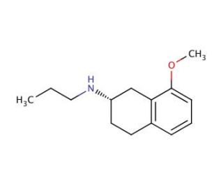 (S)-8-methoxy-N-propyl-1,2,3,4-tetrahydronaphthalen-2-amine - chemical structure image